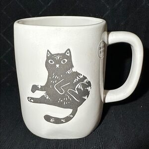 Rae Dunn The Purr-Fect Brew Black Cat Mug🐈‍⬛~NEW!